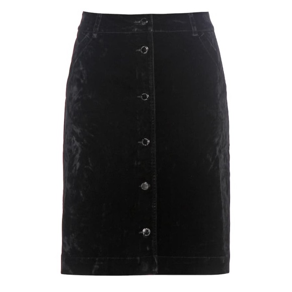 Tomas Maier Dresses & Skirts - TOMAS MAIER Velvet Knee-Length Skirt
